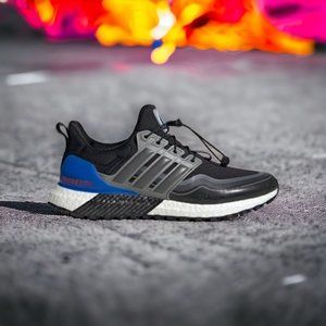 Adidas Men's Size 7 Ultra Boost C.Rdy DNA Shoes‎ Black/Grey/Blue Black/Gray/Blue